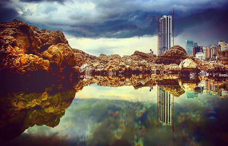 Good morning!  lebanon  beirut  beirute  newbuilding  coastline  rocks ...