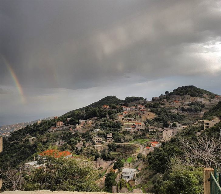 Good morning  live 💙 from  myVillage  Maarab  Home harissa  beirut ... (معراب)