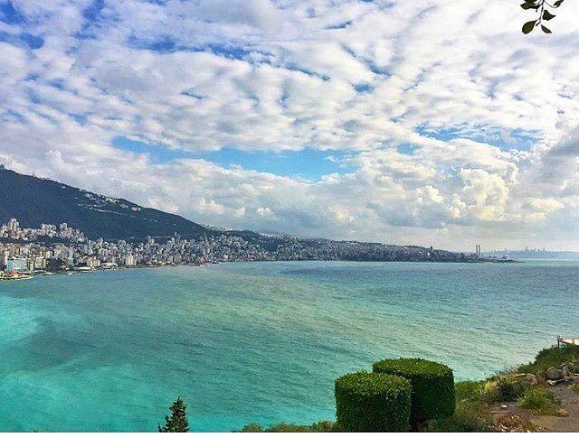 Good morning with this beautiful view from beloved  Jounieh 💙💙.........