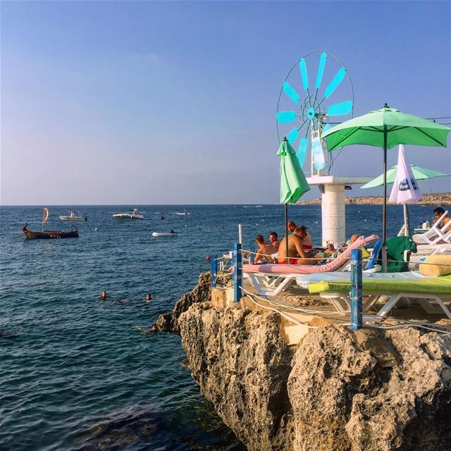 Good morning ☀️ ......... anfeh  beach  sea  sealovers  sealife ... (Ta7t El Ri7 - Anfeh)