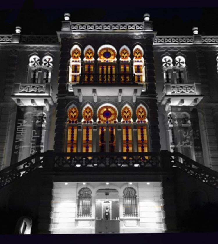 Good night 🌟 ....... architecture  archilovers  archidaily ... (Sursock Museum)