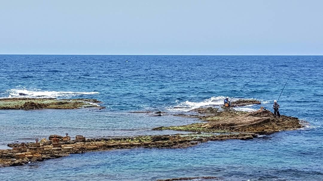  goodmorning  friends  amchit  puncho  jbeil  lebanon  sea  blue  water ... (Amchit)