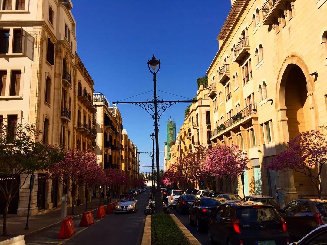  goodmorning from DT .. it's  summernotspring 🌞 springishere ... (Downtown Beirut)