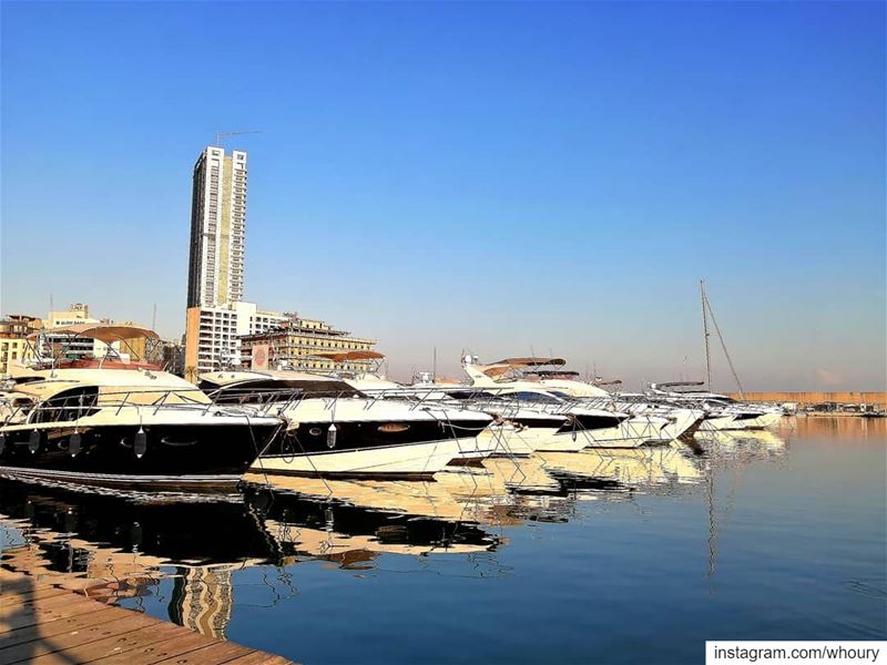  goodmorning good morning yacht marina beirut... (Zaitunay Bay)