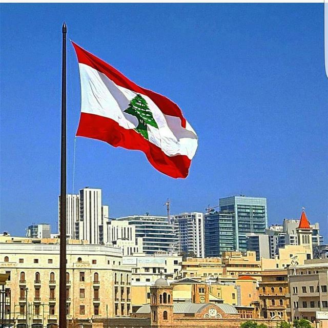 Goodmorning LEBANON❤Happy independence day❤ morningpost  patriotism ... (Beirut Down Town)
