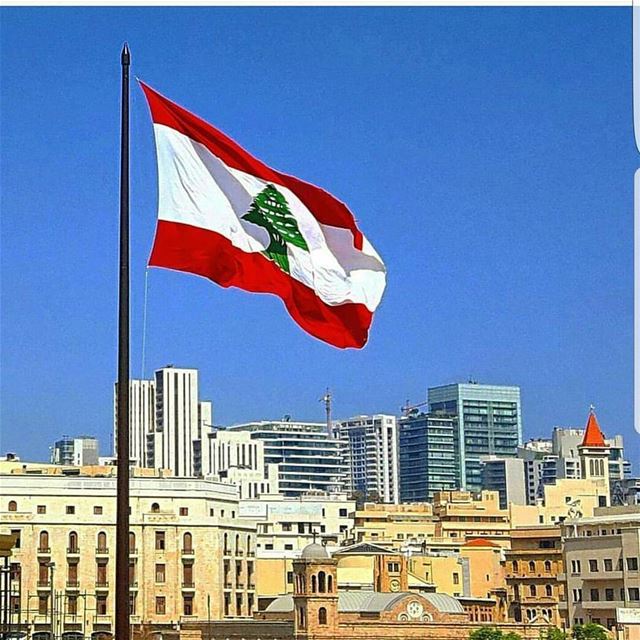 Goodmorning LEBANON❤Happy independence day❤ morningpost  patriotism ... (Beirut, Lebanon)