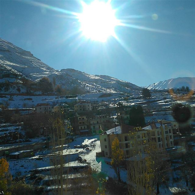  goodmorning  صباح_الخير  اهدن  ehden  lebanon  لبنان  ثلج ...