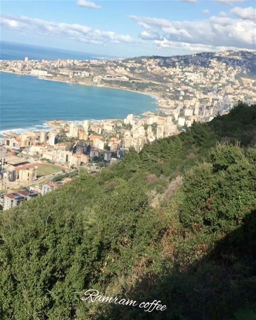  goodmorningworld🌎  morningcoffee  morningview  turkishcoffee ... (Harisa, Mont-Liban, Lebanon)