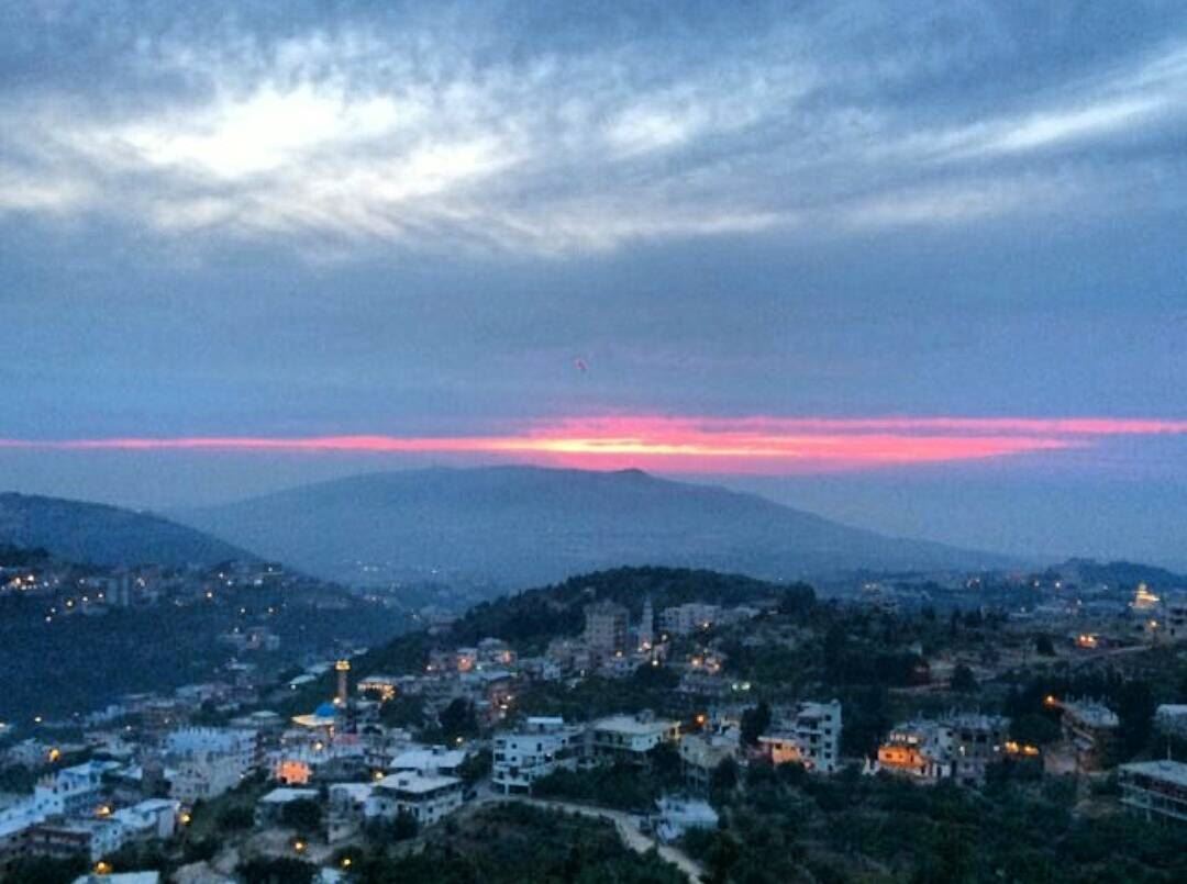 GoodNight LEBANON 💙 From Bakhoun , Liban Nord , Lebanon , By @abdelrahmanh