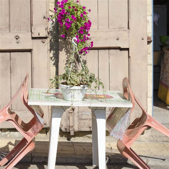 Grab a seat and lets have our morning coffee!--------------------... (Douma, Liban-Nord, Lebanon)