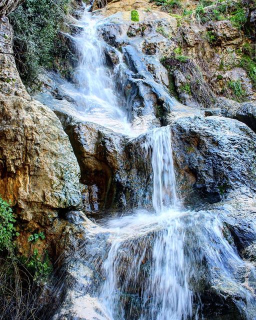 Grace is finding a waterfall when you were only looking for a stream 🏞.... (Lebanon)