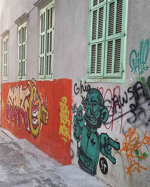 Graffiti in Mar Mikhael, Beirut.  latergram  graffiti  streetart ... (Mar Mikhael-Armenia The Street)