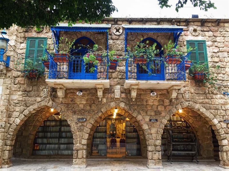  green  eco  balconies  blue  doors  architecture  archilovers  heritage ... (Beirut, Lebanon)