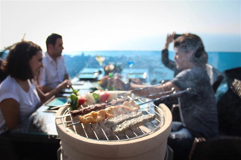 Grill to perfection!👌 LunchWithAView  Mashewe  LebaneseFood ... (The Terrace - Restaurant & Bar Lounge)
