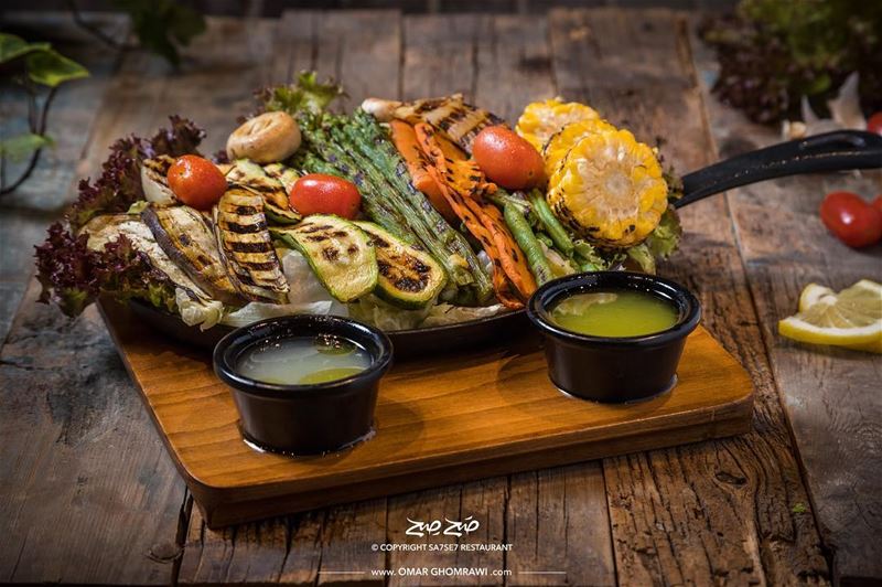 Grilled Vegetables PlateCliend: Sahseh Restaurant@sa7se7officialShot on... (صَح صِح)