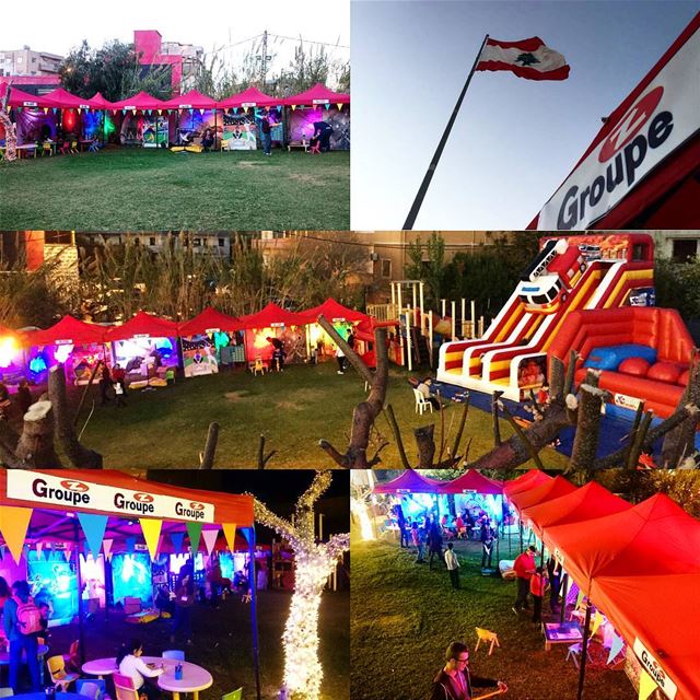 Groupe Z at @batrouniyat See you today  groupez  kermesse  inflatable ... (Batrouniyat)