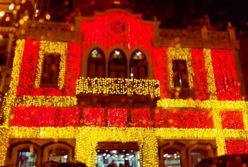 Guess which building is decorated with this impressive Xmas lights?...