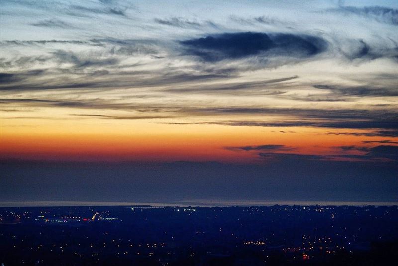 H O M E ♡ wadishahrour  viewfromhome  bleibal  sunset  tb  lebanon ... (Wadi Shuhrur, Mont-Liban, Lebanon)