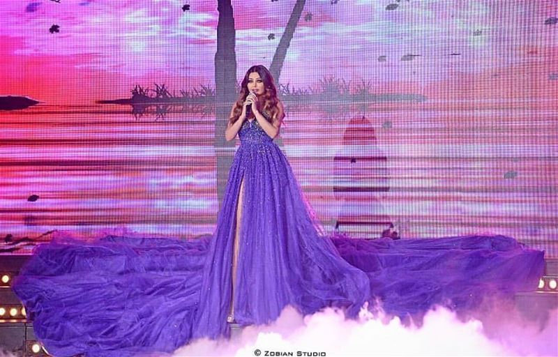 Haifa's look at mr lebanon 2017 💜💜💜💜💜 What do you think guys ?...