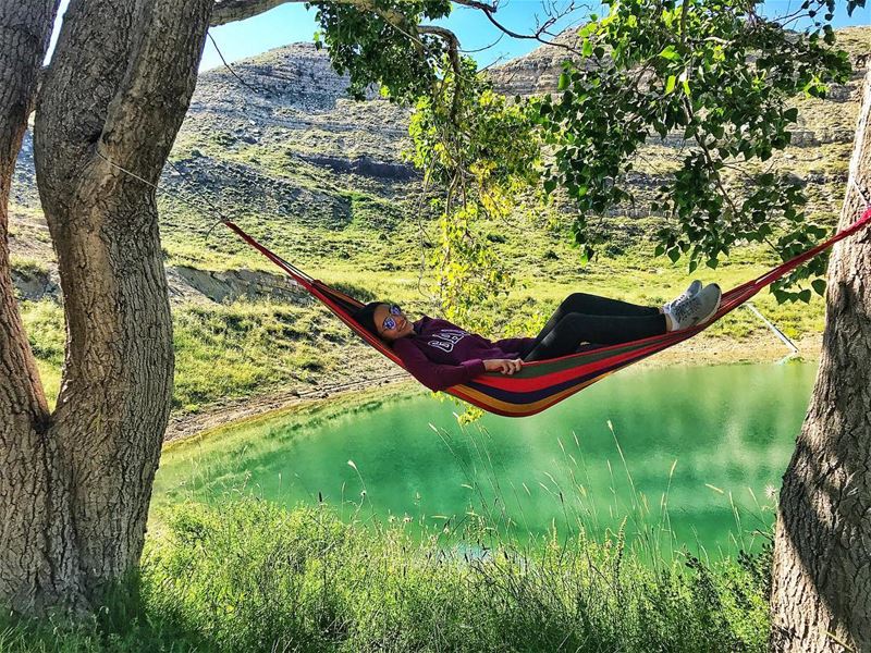  hammock chill 🍀🏕 livelovenature  livelovelife  livelovelebanon  nature... (El Laklouk, Mont-Liban, Lebanon)