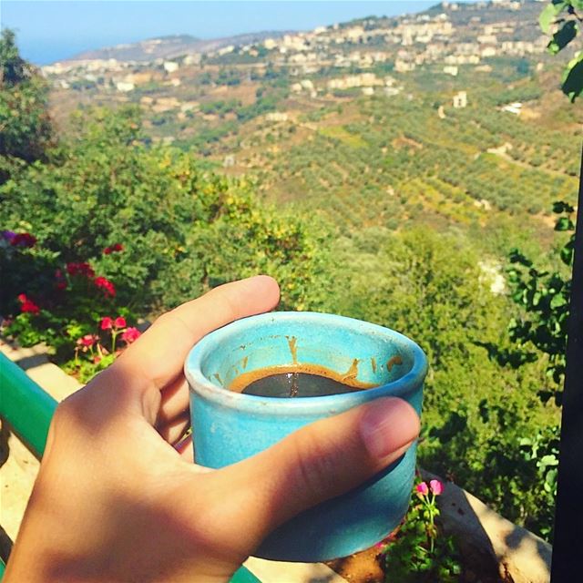 Hand made in heaven  artisanal  coffee  cup  pottery  handmade  chouf ... (Bkerzay)