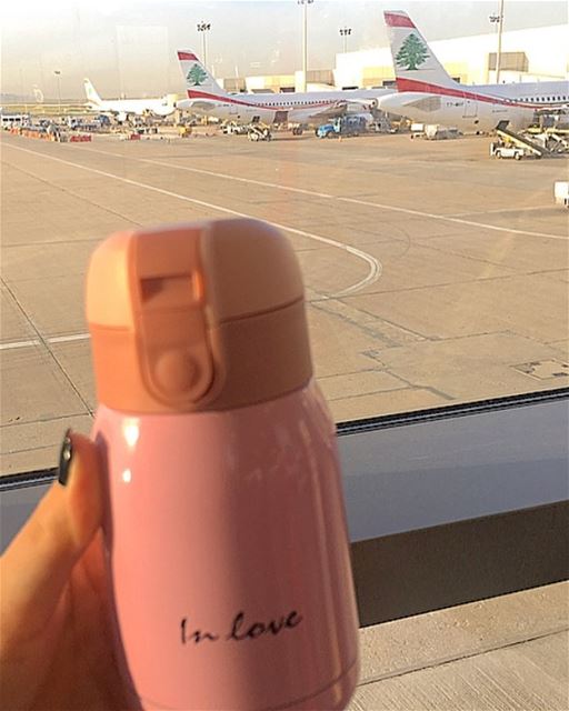 Happiness is a way of travel not a destination ✈️☕️ (Beirut–Rafic Hariri International Airport)