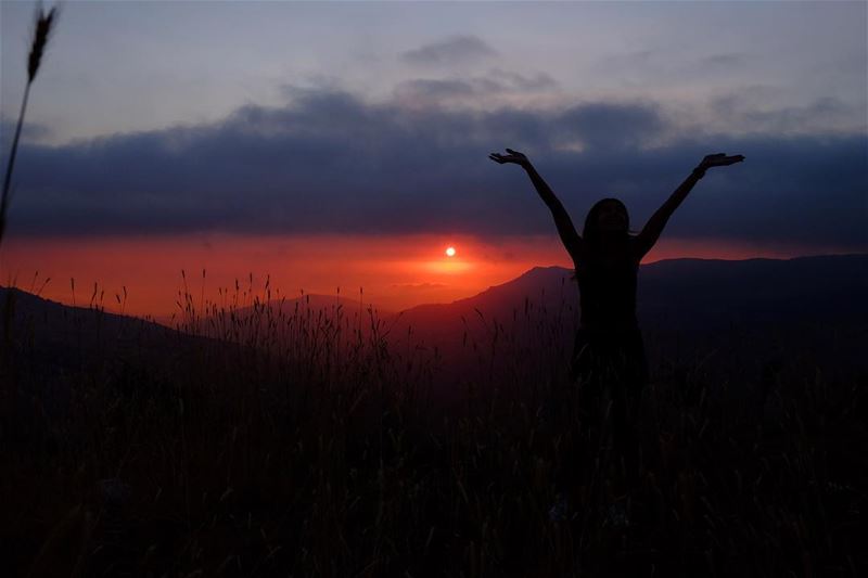 Happy as the sun.. lighter than a feather.. walking on the clouds.. ... (Mount Sannine)