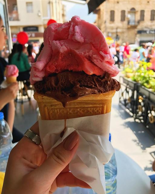 Happy Friday 🍦 ! (Limo's by Mansour 1925 - Lebanese Authentic Ice Cream)