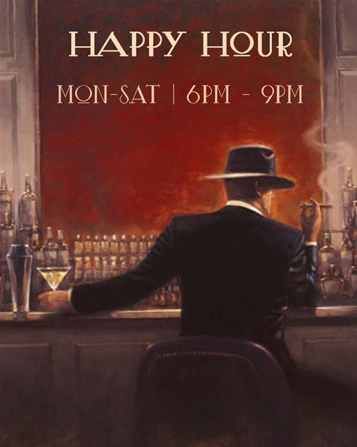 Happy Hour at Em's. 50% off on all Alcoholic Beverages. Monday to Saturday... (Em's cuisine)
