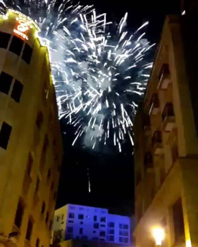 Happy New Year 2018 everyone 💃🕺Video taken by @khaled_yamout 😊... (Downtown Beirut)