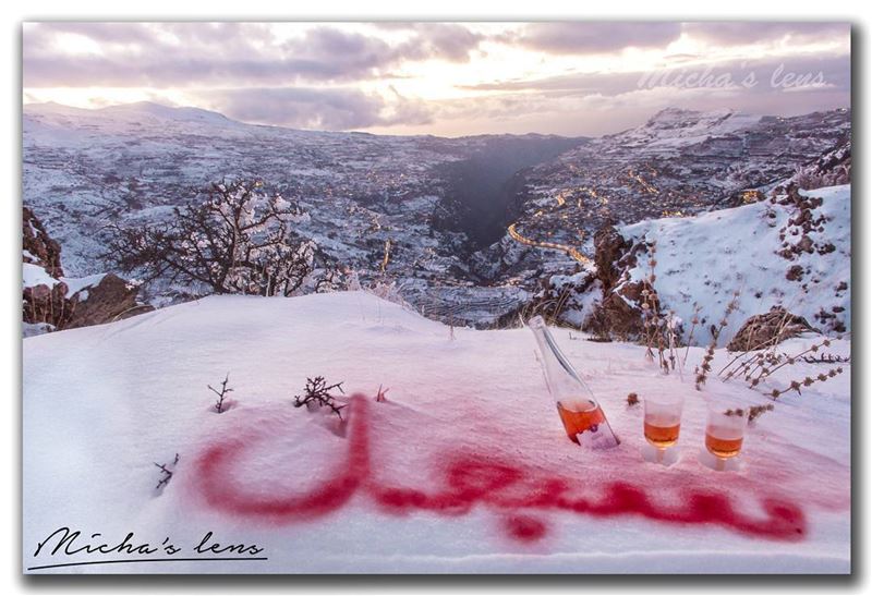 Happy new year from me, my village Sebhel, cedars of God and the valley of...