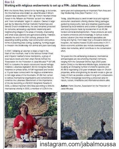 Happy Reading-An article published in IUCN's "Best Practice Protected... (Jabal Moussa Biosphere Reserve)