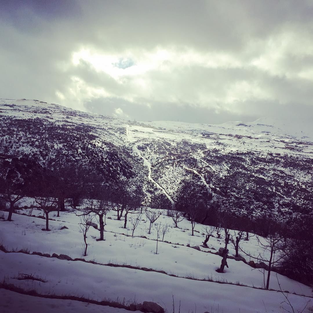  happythursday  winter  rainydays  snow  whitemountains ... (Matn District)