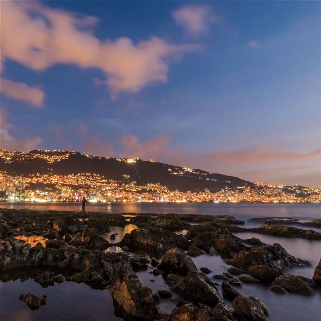  harissa  jounieh  jouniehnightlife  longexposure  sea  beach  colors ...