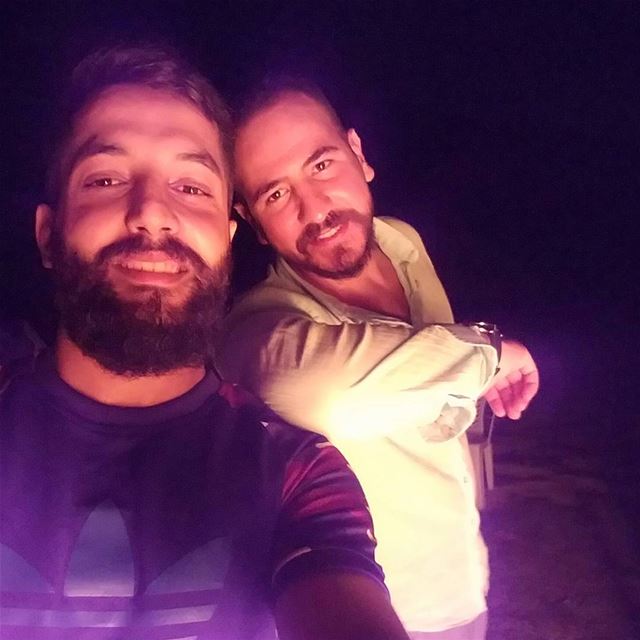 Hassoun 📷• hermel  lebanon  assiriver  camping  picofthenight  night ... (El-hermel, assi river)