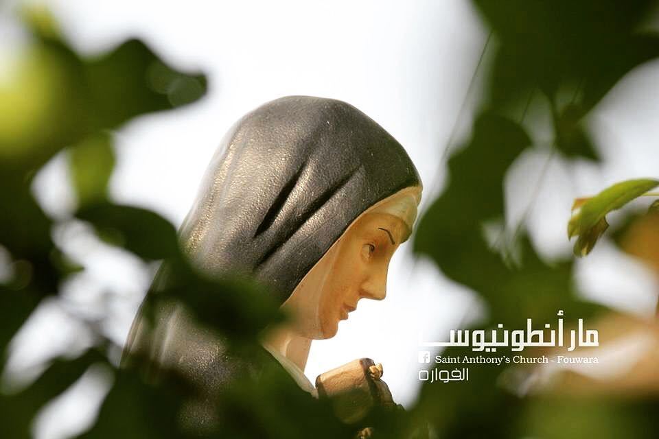 Have a  blessedday with  saintrita  @saint.anthony.fouwara  lebanon  saint...