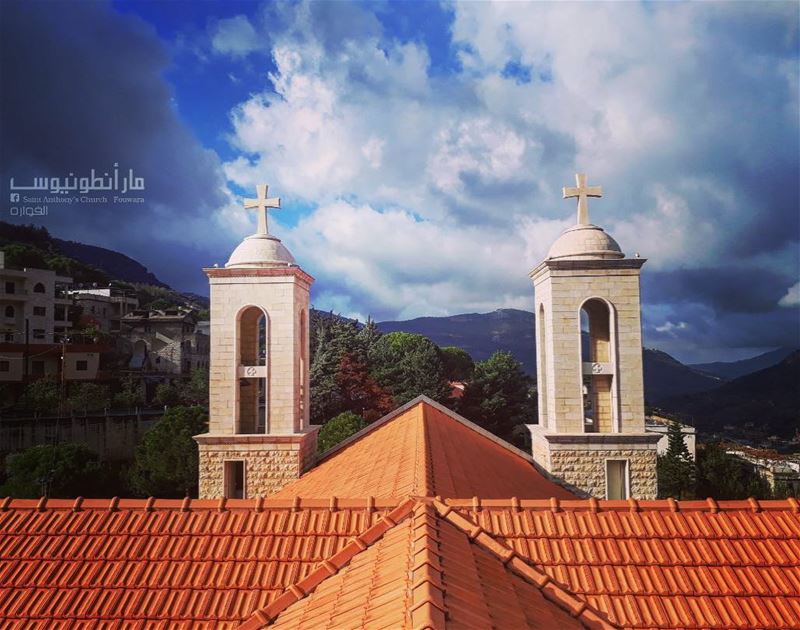 Have a  blessedsunday frim @saint.anthony.fouwara by @sami.tanios  church ...