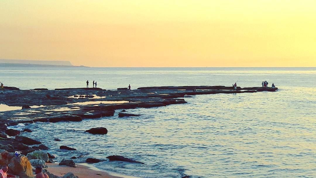 Have a great evening dears 🌅 Lebanon  Lebanese   Mediterranean  Sea ... (El-Mina, Tripoli)