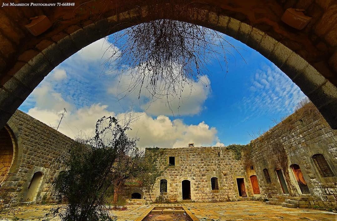 Have a nice day! 🙂  old  architecture  architecturelovers  sky  clouds ... (Aramoun, Keserwan)