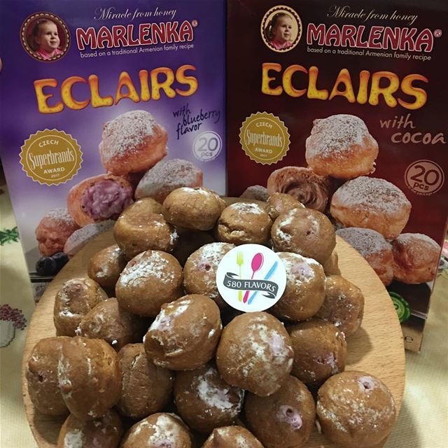 Have u ever tried Marlenka Blueberry eclaire?! My favorite 🙈🙈 @marlenka.l (Zgharta)