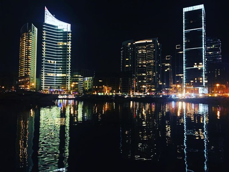 Have You Looked In The Mirror Lately?. beirut  lebanon  sky  travel ... (Zaitunay Bay)
