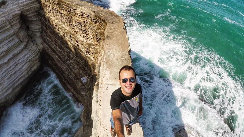 Heaven from both sides 🌊•••••••••••••••••••••••••••• sea  seaside ... (El Bïyâda, Liban-Sud, Lebanon)