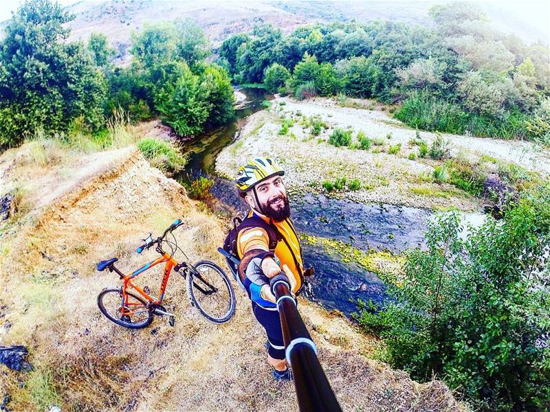 Heaven hidden among the trees. . ..🚴  lebanon  trek  moutainbikingislife...