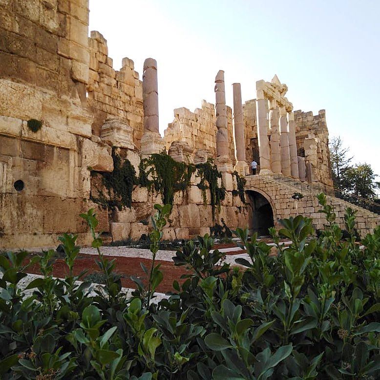 Hello from  baalbektemple 🇱🇧💛————————————————— post  old  romantemple... (Baalbek , Roman Temple , Lebanon)