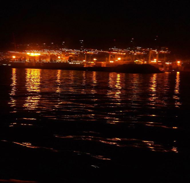 Hello from  Beirut port Lebanon  Lebanese  Mediterranean  sea  landscape...