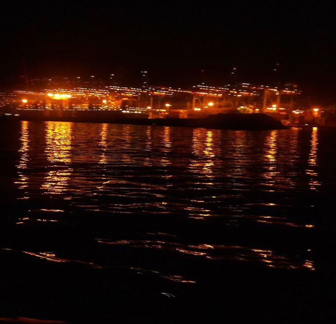 Hello from  Beirut port Lebanon  Lebanese  Mediterranean  sea  landscape...