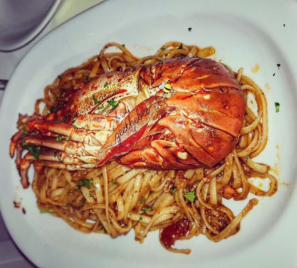 Hello  Lobster 🙋🏻... lobsterspaghetti  spaghetti  seafood ... (Katerina's Restaurant & Cocktail Bar)