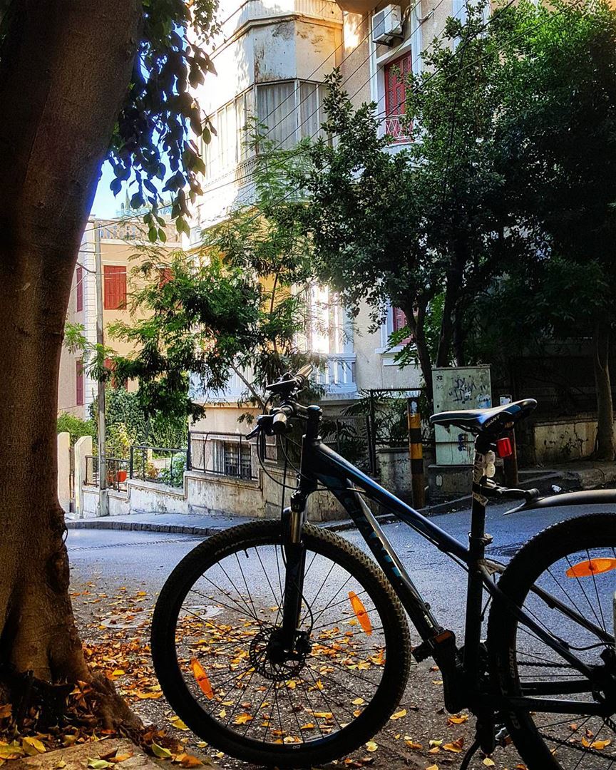 Hello my October...🍃🍁🚲🍂🍃... beirut cycling  📸............. (Achrafieh, Lebanon)