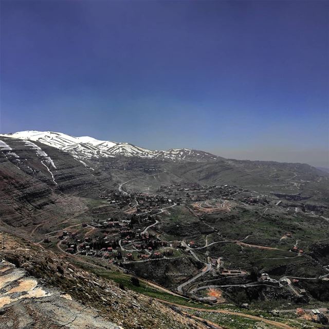 Hello spring 2018 livelovebeirut  livelovelebanon  lebanon_pictures ... (Jabal El Salib- st Charbel Statue)