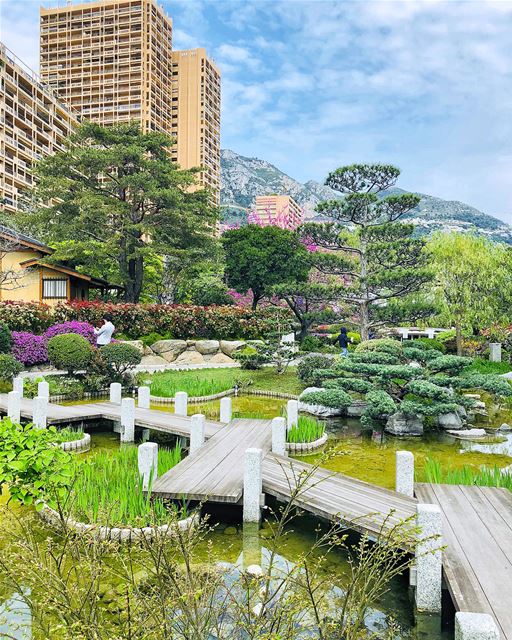 Hello Weekend!—————————— paris  architecture  downtown  nice  nicefrance... (Japanese Garden, Monaco)